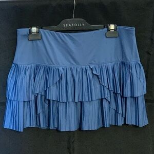 Seafolly Blue Pleated Women's Skirt